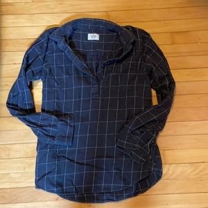 Marine Layer Windowpane Flannel Popover